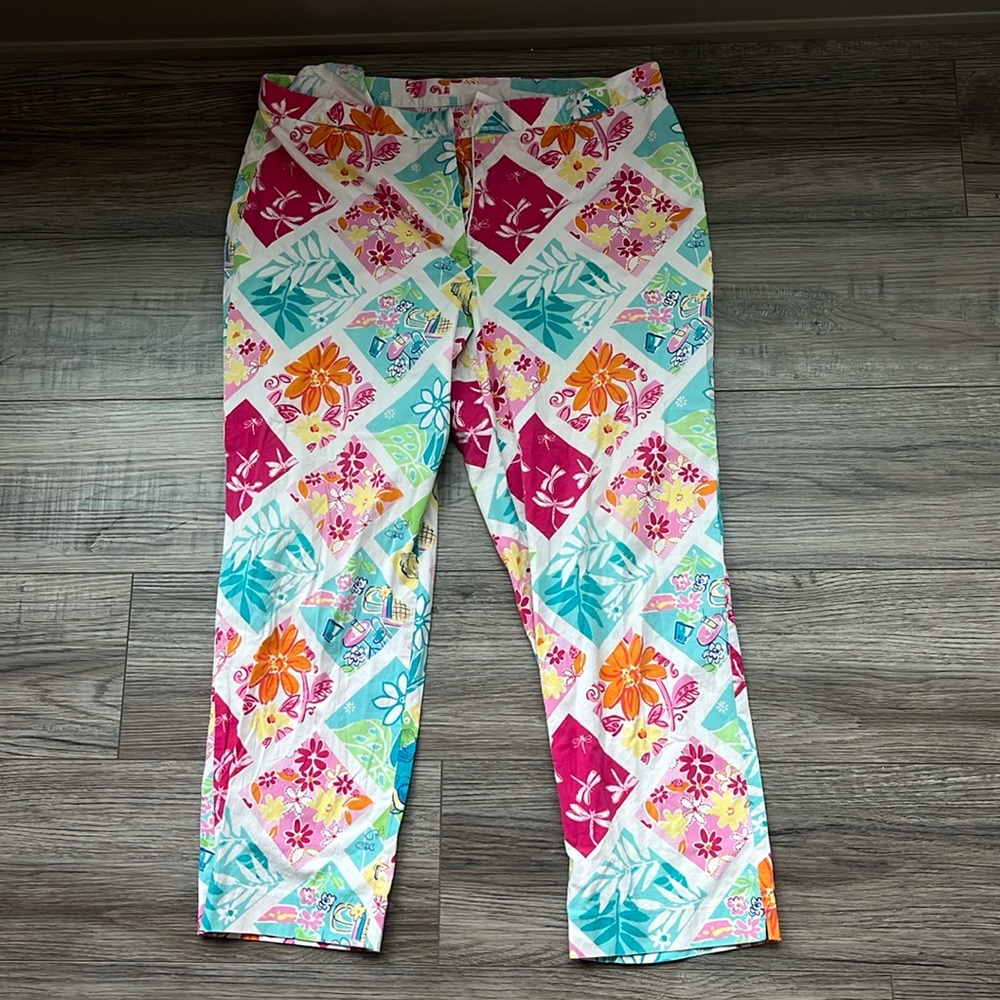 Palm lily dress pants. Size 14. Barely worn